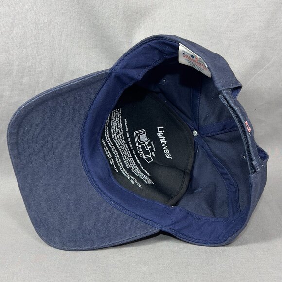 Vtg Twins Enterprise Boston Red Sox MLB Snapback Hat Cap Blue Light up Logo Mens - Picture 13 of 16